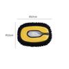 Car Cleaning Wash Brush Mop Kit Wash Brush Chenille Microfiber Telescopic Long Handle Cleaning Mop Car Cleaning Tool Yellow