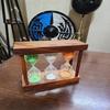Handcrafted Wood, Glass Sand Timer for a Timeless Touch 12.7 Cm Beautiful Gift for Christmas, Wedding Gift, Father's Day, Mother's Day Gift