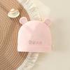 Pure Cotton Double Layer Newborn Hat for 0-3 Months, Suitable for Autumn/Winter