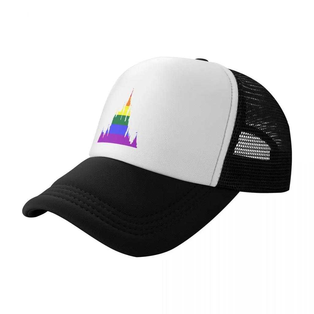 Rainbow Magic Castle Silhouette Mark III Baseball Cap Big Size Hat Anime Funny hats Male Womens