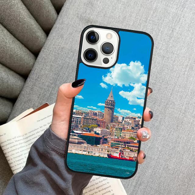 Turkey Istanbul Scenery Building Mobile Phone Cases Cover For iPhone 17 Air 16 16e 15 14 12 13 11 Pro MAX Apple Plus