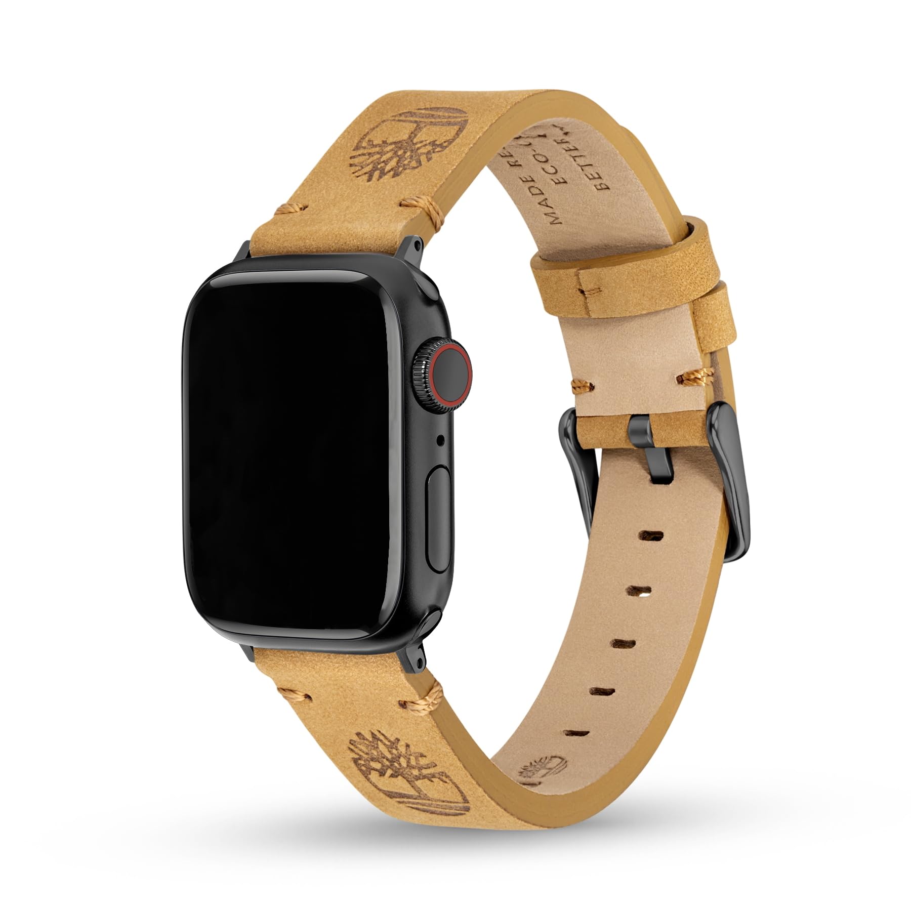 

Timberland ASHBY S Пшеничная кожа для мужчин и ремешок для умных часов Apple Watch TDOUL0000217,оружейный металл, 20 мм, Женский, Совместимый,
