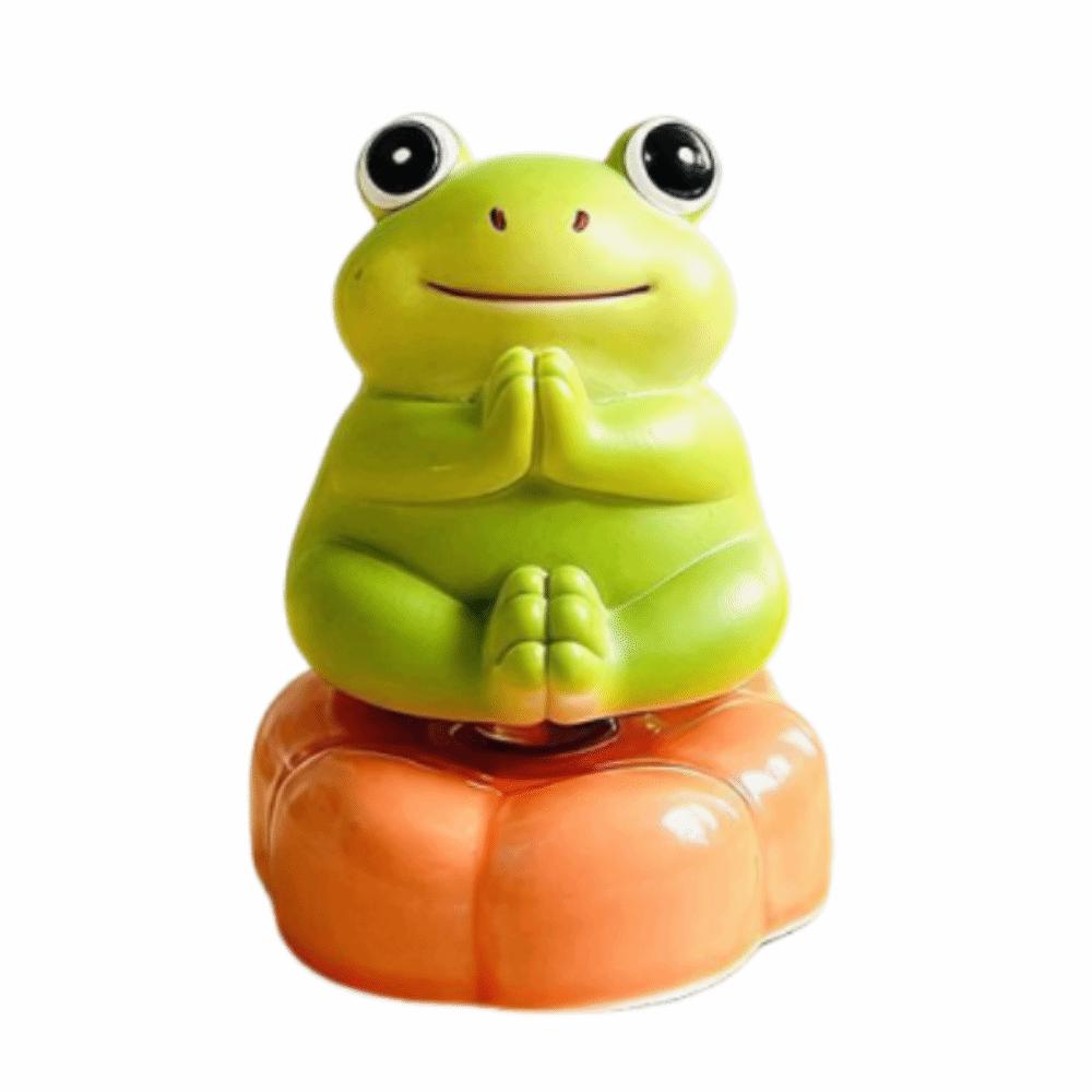 

Creative Rotating Lucky Frogs 360° Rotation Car Center Console Ornament Office Desktop Decor Style B