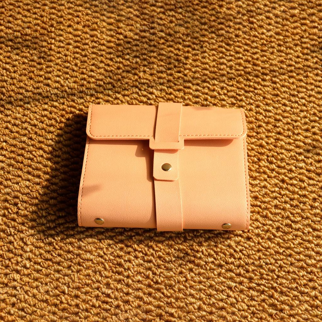 1PC PU Leather Ear Stud Storage Bag Multi-layer Jewelry Finishing Storage Organizer Book Type Storage Bag For Earrings Rings