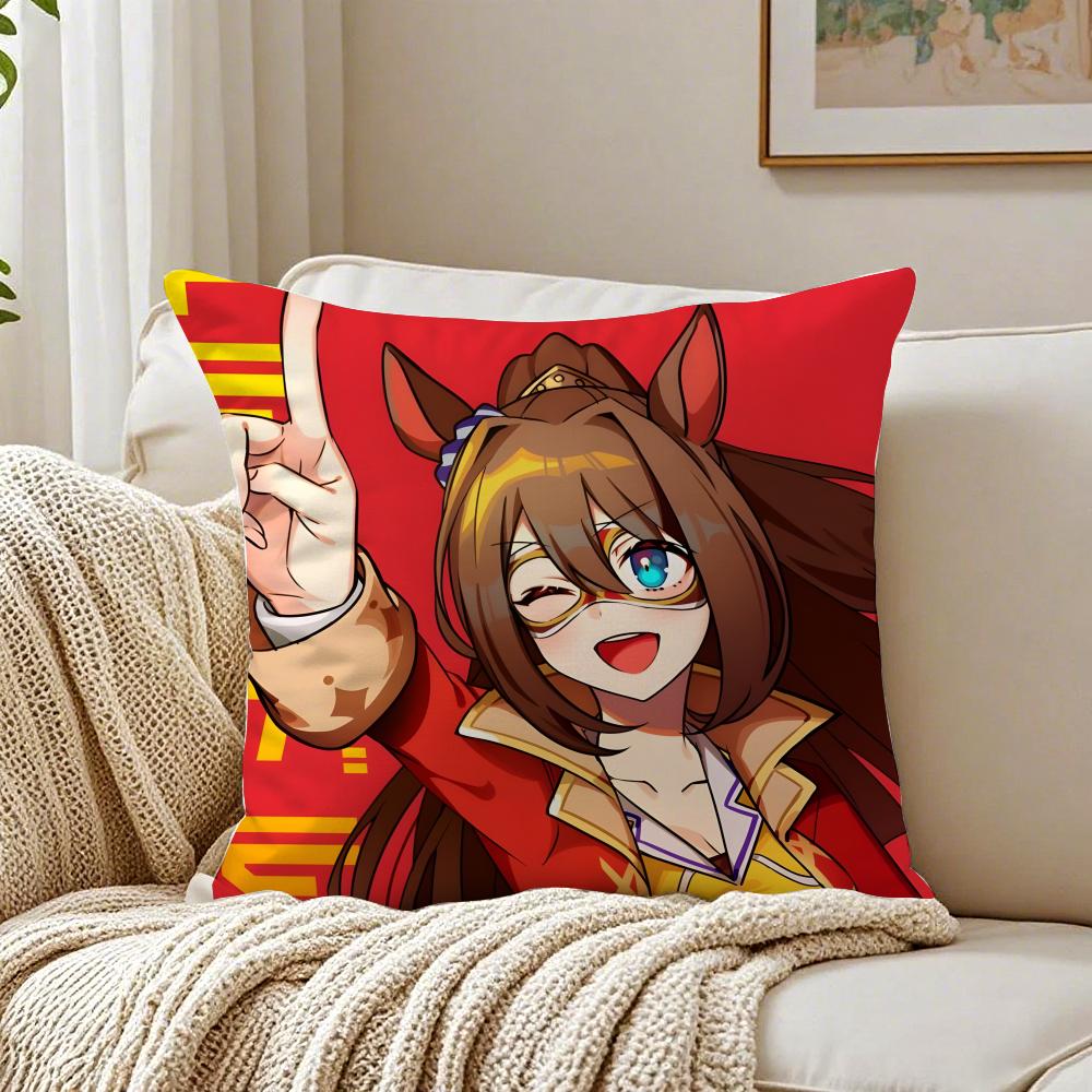 Game IdolRacing PPretty DDerby Cushion Cover Pillowcase Antidustmite living Room Sofa Decor Cushion Room