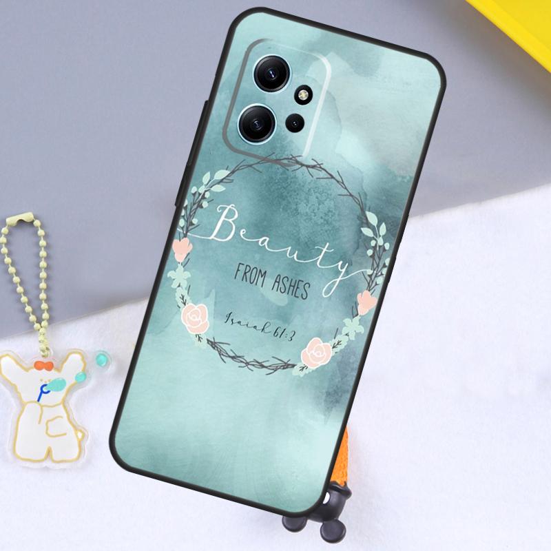 Christian Scripture Case For Xiaomi Redmi Note 11 9 10 12 13 14 15 Pro Plus Cover For Redmi 14C 10C 13C 12C 15C