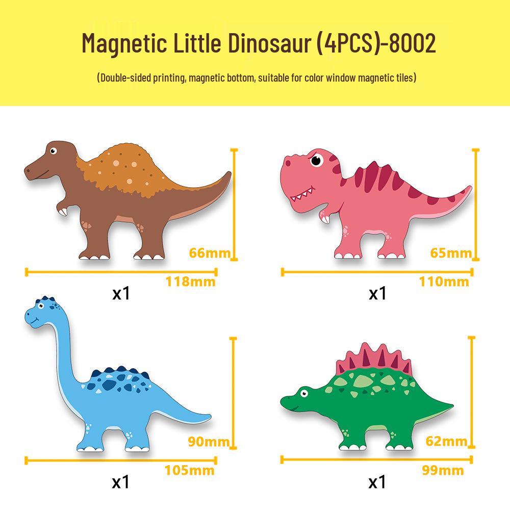 Magnetic Window Tiles: Colorful Building Blocks for Children