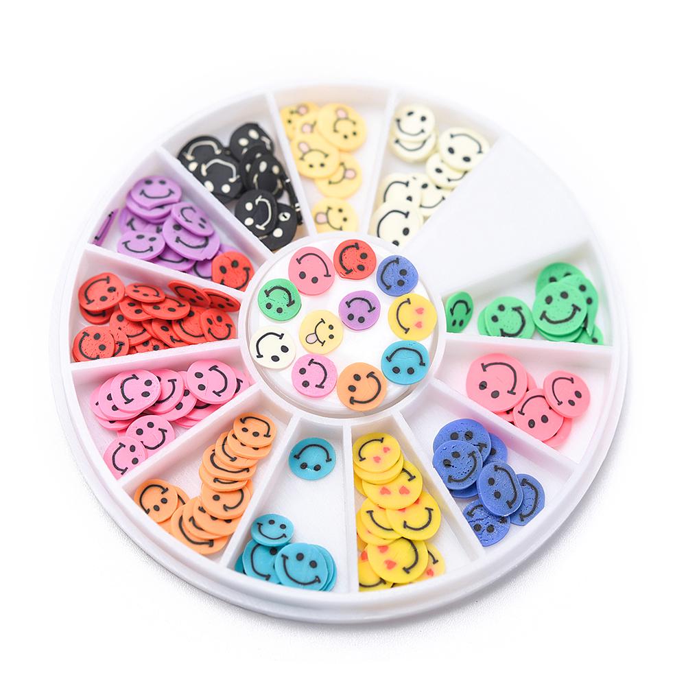 kads 3D ovocné plátky Dekorace na nehty Polymerová hmota Drobné květinové vzory motýlů Potřeby Nehty Příslušenství Dekorace