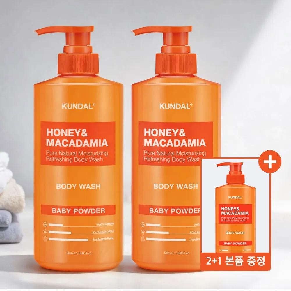 

KUNDAL Мед и Макадамия Гель для душа 500 мл x2 (Выберите 1 из 14 ароматов) 04) Ylang-Ylang 500ml x2