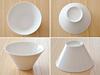 Tableware East White Trapezoid Japanese Rice Noodle Large Salad Bowl Multi-Bowl (Medium) - Dinnerware, Bowl, Bowl, Bowl,