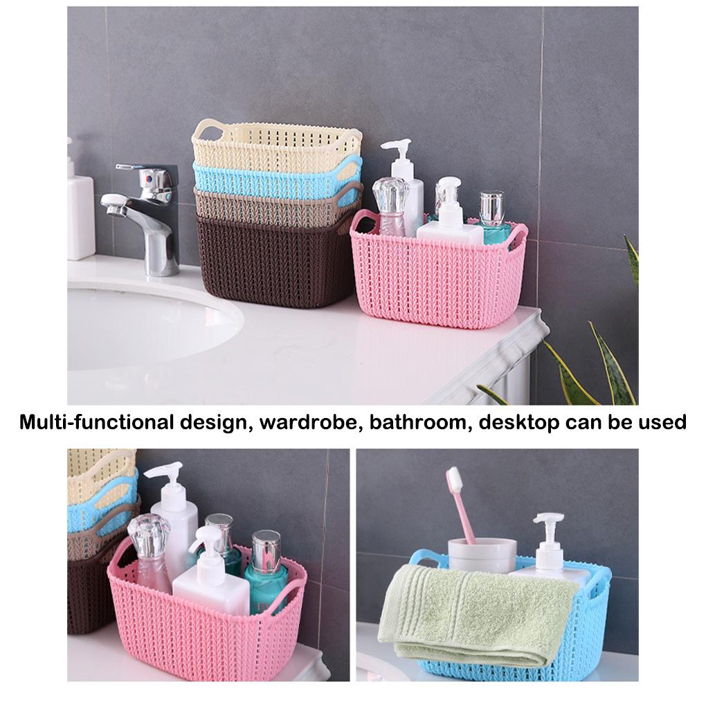 Imitation Rattan Woven Storage Basket - Stylish And Practical Solution For Storage Needs Portable Storage Frame