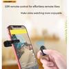 2-in-1 Page Turner Clicker Wireless Page Turner Remote Control E-Reader Phone Camera Record Trigger Remote for Kindle Paperwhit 5