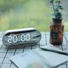 Mirror Alarm Clock LED Clock Touch Dual Alarm Clock Temperature and Humidity Electronic Clock USB Electronic Clock