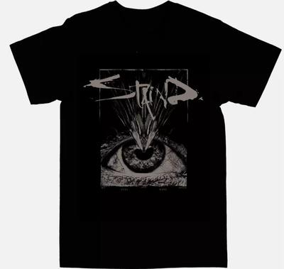 Grafické tričko Staind Top Krátky rukáv Bavlna Čierna Pánske Všetky veľkosti S-4XL
