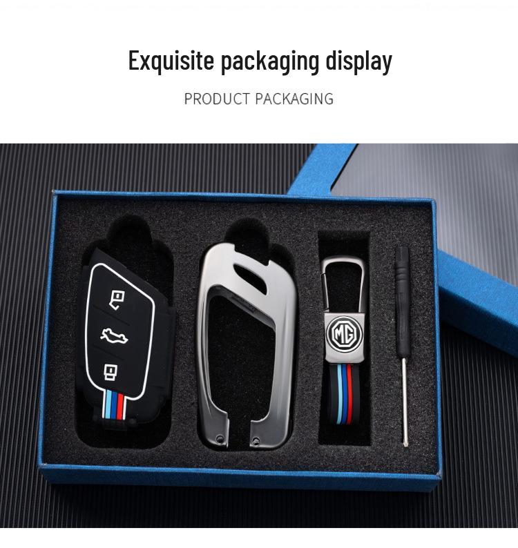 Metal Key Cover for MG ZS, HS, and MG6 (2018-2019) – Protects and Secures Your Car Key