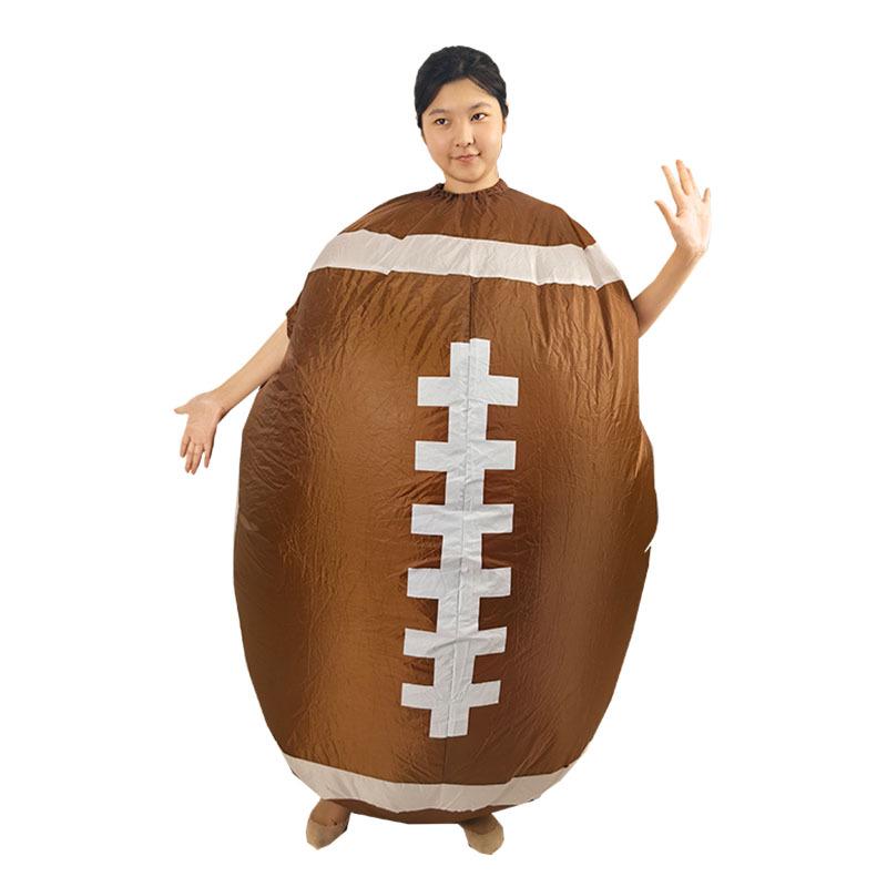 Adult Inflatable World Cup Football and Volleyball Costume - Funny Mascot for Parties and Events