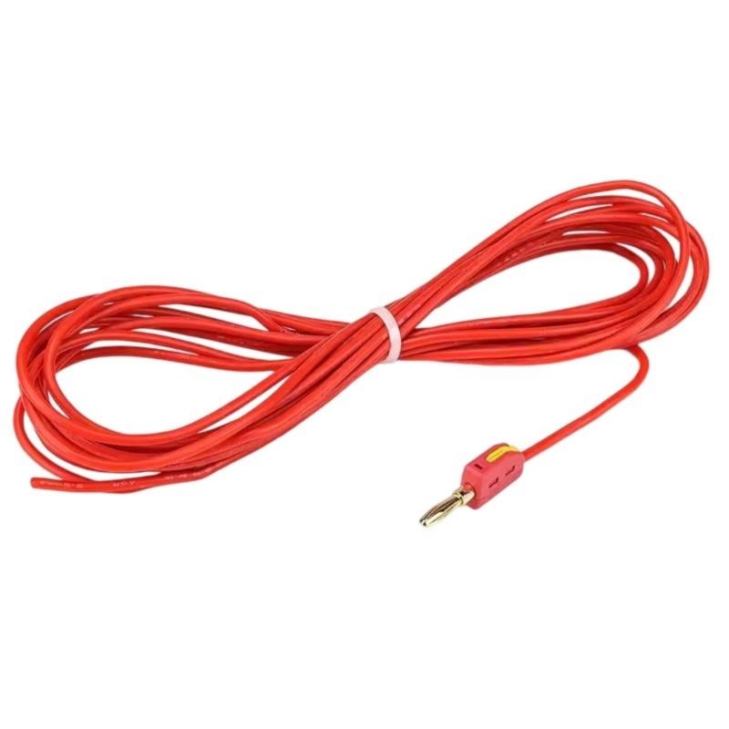 Banana Plugs To Plugs Test Cables 4mm Silicone Wire Electrical Meter Probes Gold Plate Banana Connector for Testing