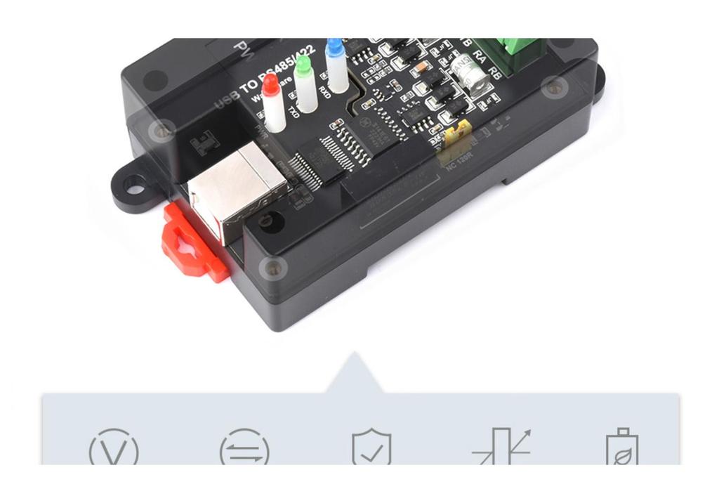 Isolierter USB-zu-RS485/422-Konverter in Industriequalität mit FT232/SP485-Chip