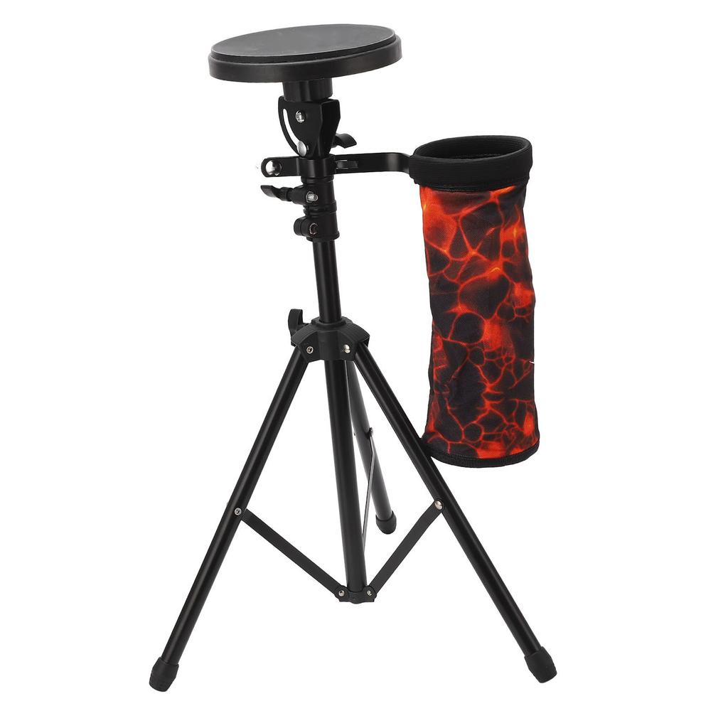 Drum Practice Pad Stand Kit 6 Inch Drum Pad with Adjustable Stand Storage Bag for Beginners Drum Training