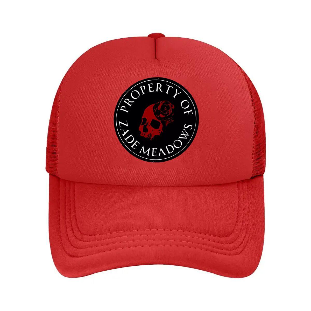 “Property of Zade Edgy, Tattoo Design” Mesh Baseball Cap One Size