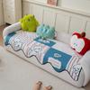 Dog Pattern Couch Cushion Special-shaped Edges All-weather Thicken Anti-Slip Loveseat Blanket Wrap Light Plush Patterned Settee Shield Mats