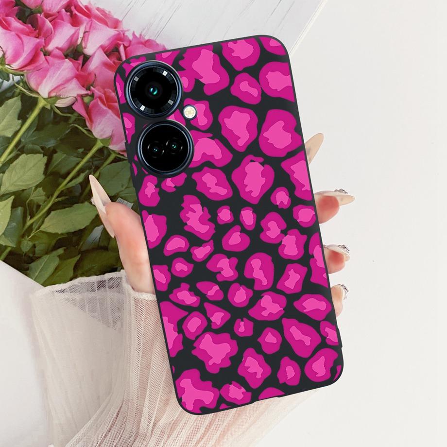 For Tecno Camon 19 Pro 19 Neo Camon19 4G Phone Case Matte Soft TPU Bumper Cover Cool Cartoon Luxury Butterfly Flower Funda