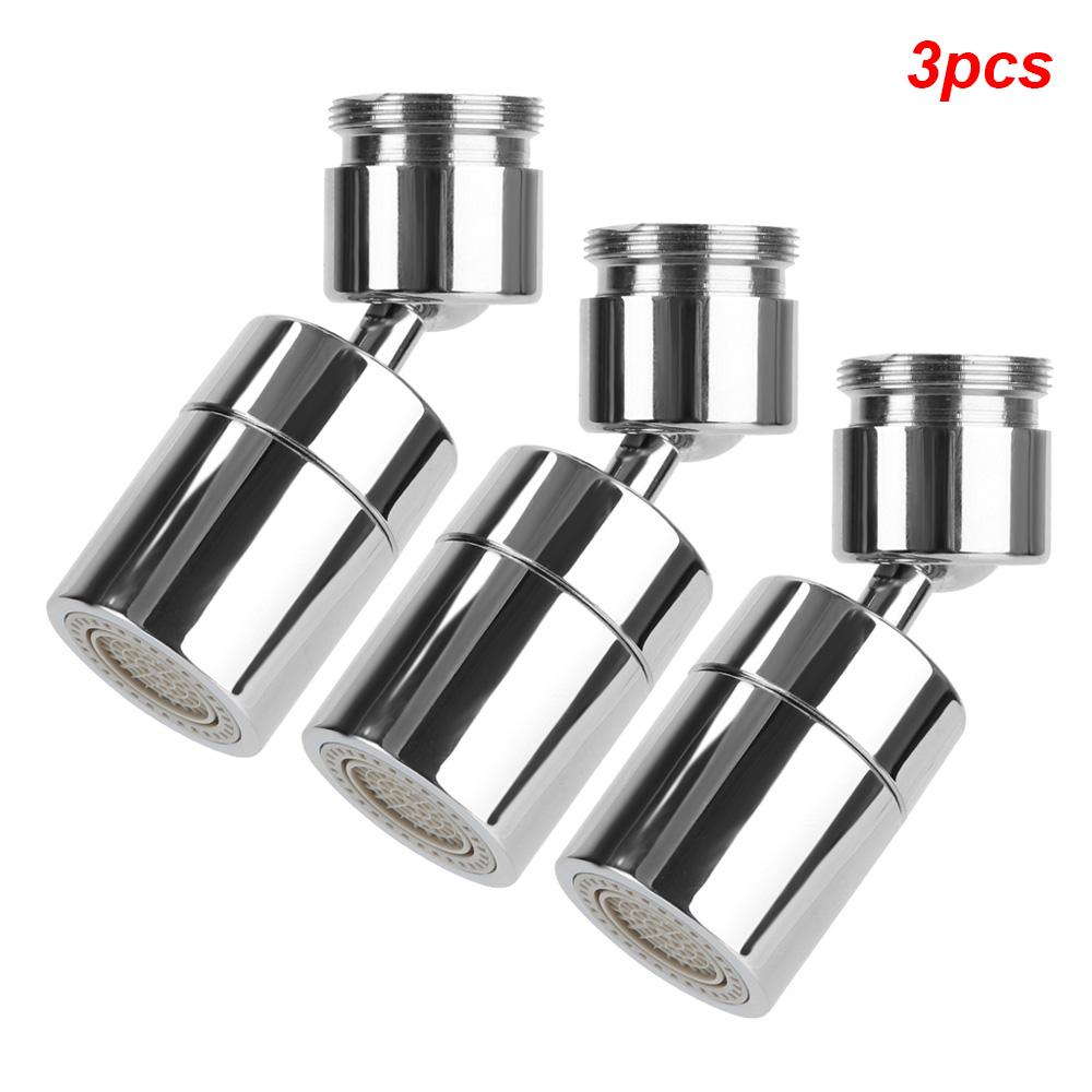 Stainless Steel Nozzles Faucet Water Saving Kitchen Faucet Universal Faucet Splash-Proof Swivel 720° Rotation Kitchen Faucet