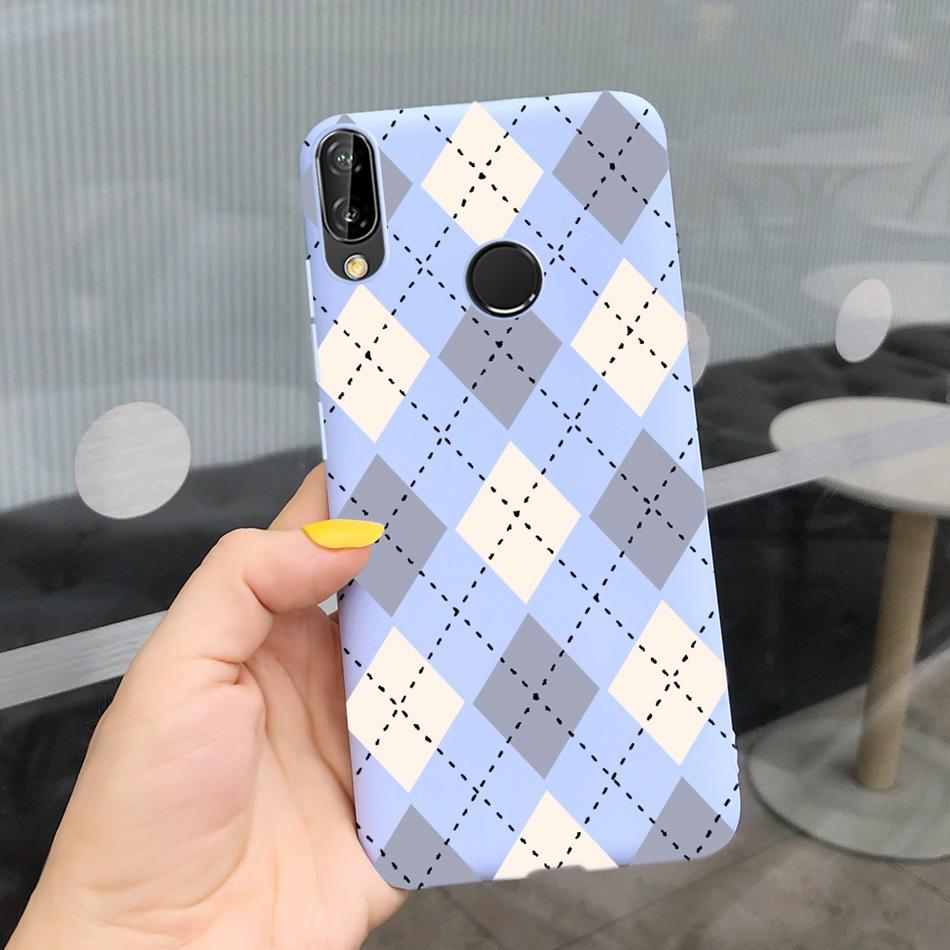For Huawei P20 Lite Case Nova 3e ANE-LX1 ANE-LX2 Cute Cartoon Candy Color Silicone Phone Cases For Huawei P20lite Soft TPU Cover