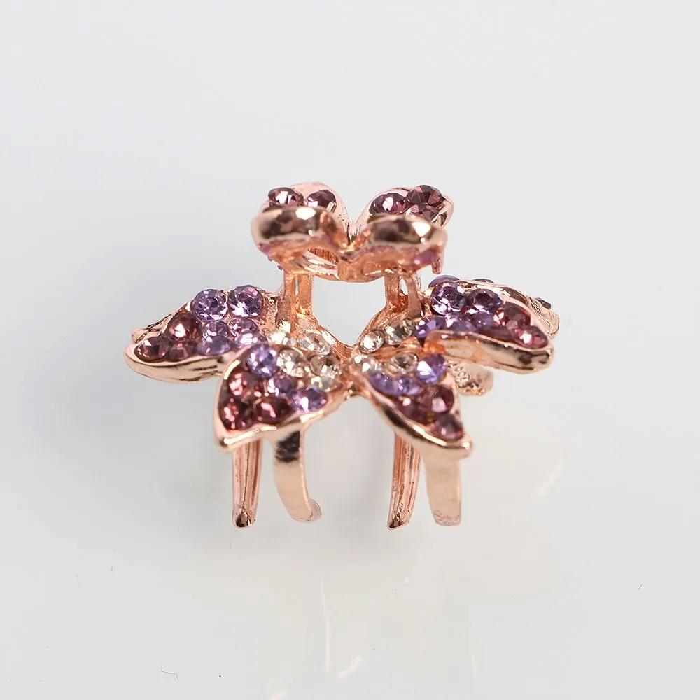 Cubic Blossom Hair Clip