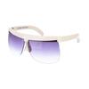 CL1301 Acetate Shield Sunglasses for Women