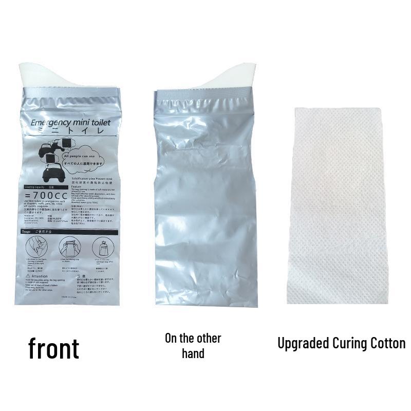 Portable Solidifying Urine Bag - 700cc Emergency Car Toilet Solution