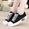 Ladies Fashion  Canvas 2021 Fall Trend Retro Sneakers Korean Lace-up Flat Single Shoes Women's Sneakers