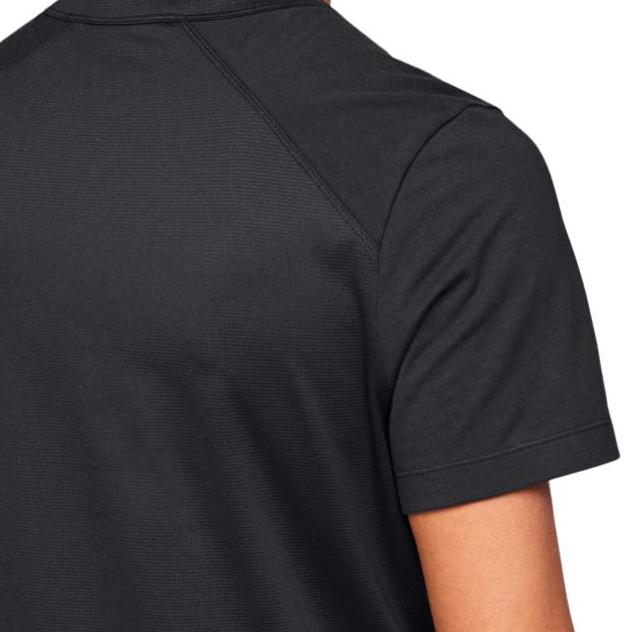 On Trek T Shirts Men's Black Crew Neck Moderate Straight Fit 1ME10100553