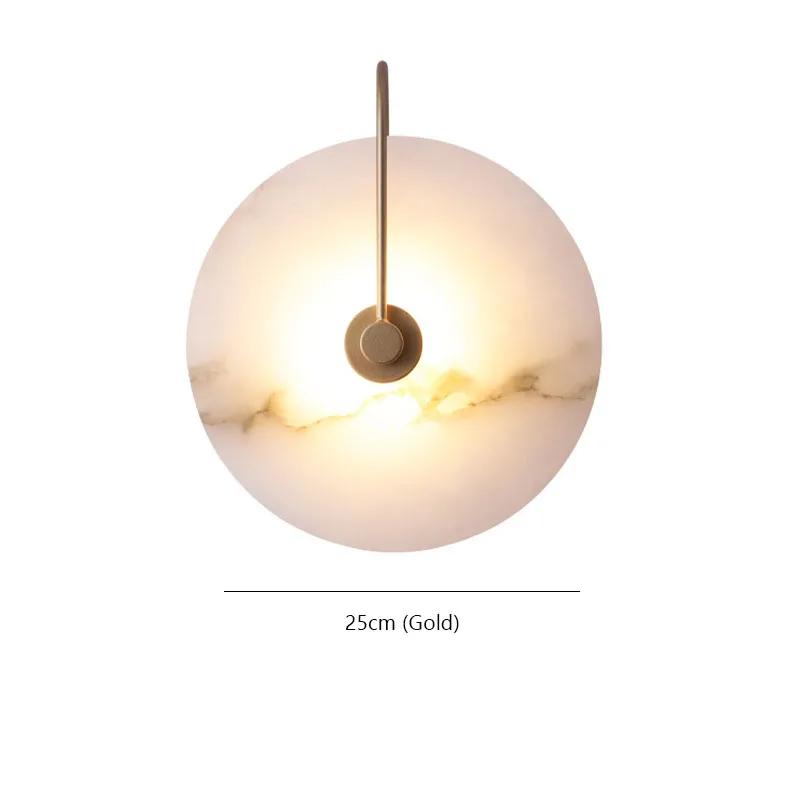 Modern Marble Wall Light Led Bedside Lamp Indoor Minimalist Decorative Fixtures Hoom Decor Habitacion Lighting for Living Room