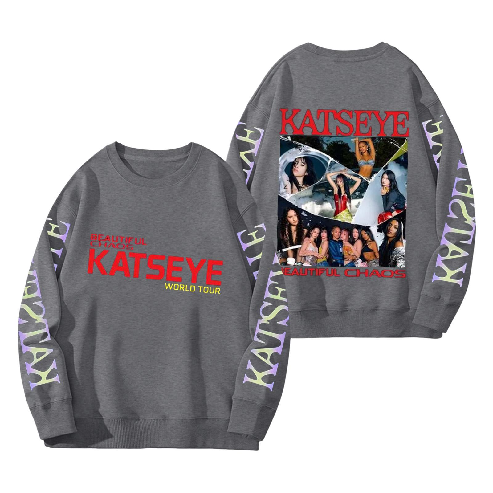 

Женский модный пуловер с длинным рукавом, принтом и круглым вырезом, свободного кроя XXXL