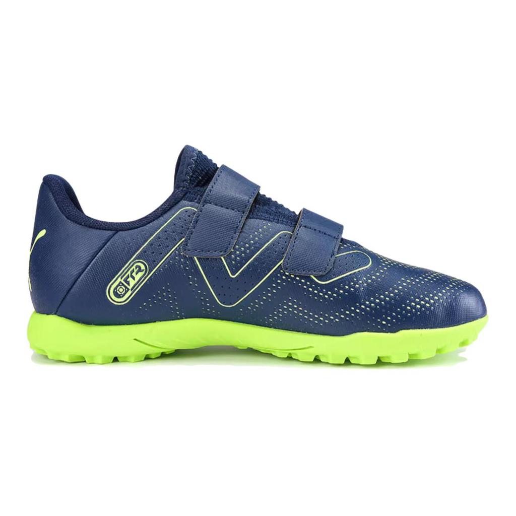 Puma Future Play TF Comfortable Casual Low Top Kids Soccer Shoes Kids Soccer Shoes Blue Green 107394-03