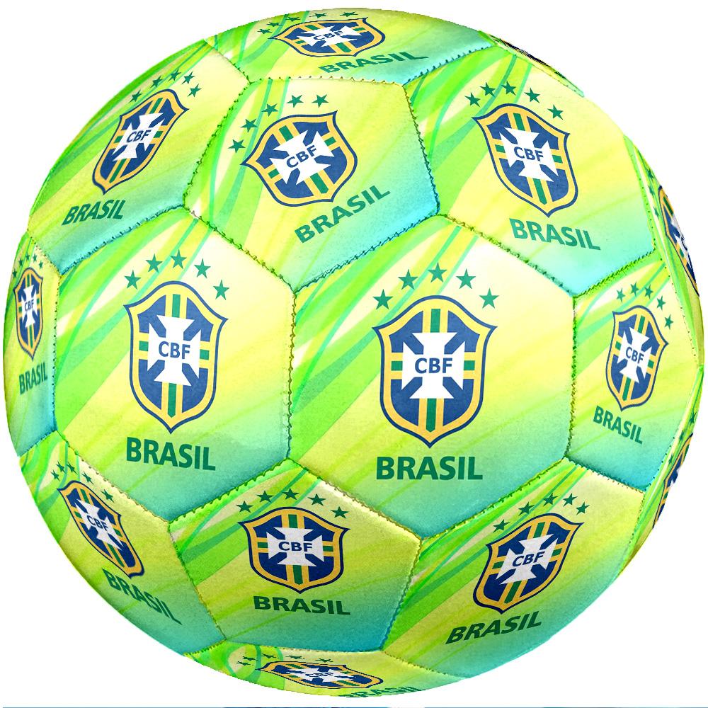 Brazil National Football Team Theme Soccer Ball Size 5 Soccer Ball Soft Touch Professional Training Football for Outdoor Sports