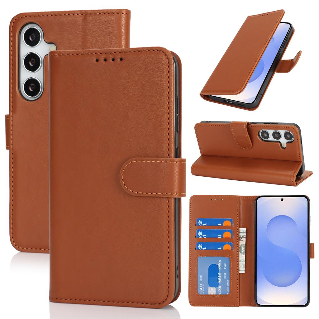For Samsung Galaxy S25 Stand Case Shockproof Leather Wallet Phone Cover