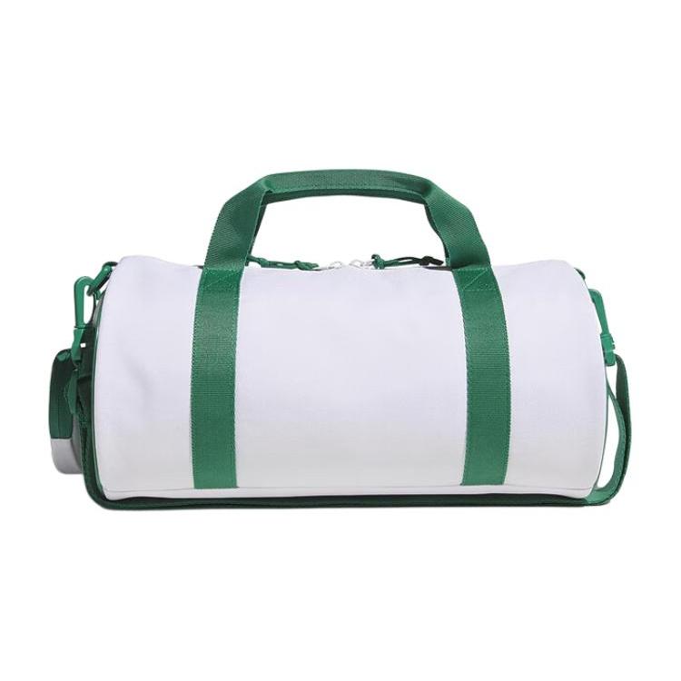 New Adidas Polyester Small Bucket Bag Shoulder Bag Crossbody Bag Handbag Women's Green & White JF1087