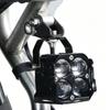 Motorcycle Spotlight Mount Bracket Base for 368G Motorcycle, Metal Auxiliary Lamp Support Set with 2 Brackets and 2 Mounting Screws Included
