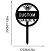 Charming Custom Bee-Themed Personalized Garden Name Metal Sign, Ideal for Garden Art & Metal Yard Art Decor, Outdoor Address Signs