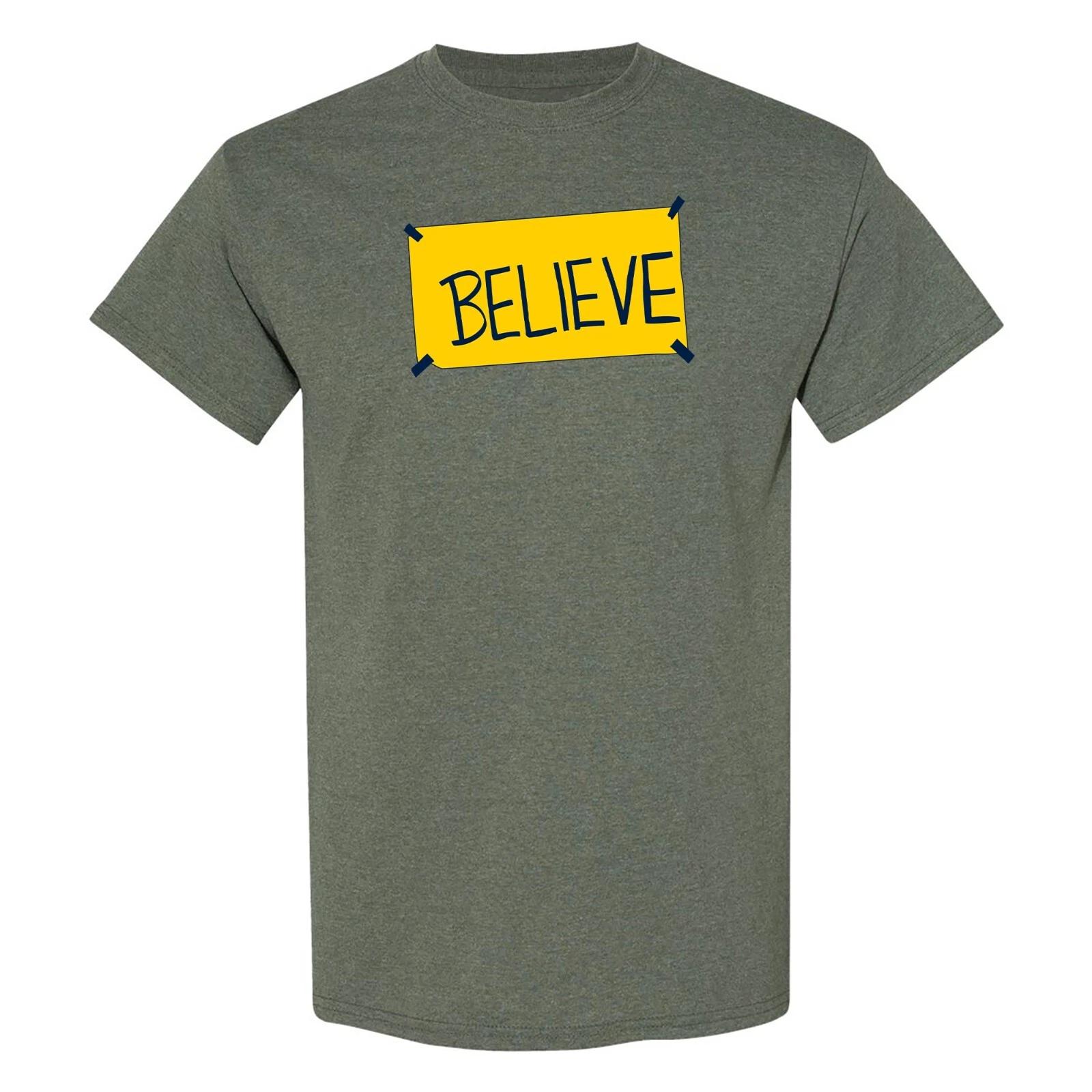 Believe Sign - Tv Show Funny Cult Classic T-Shirt XL