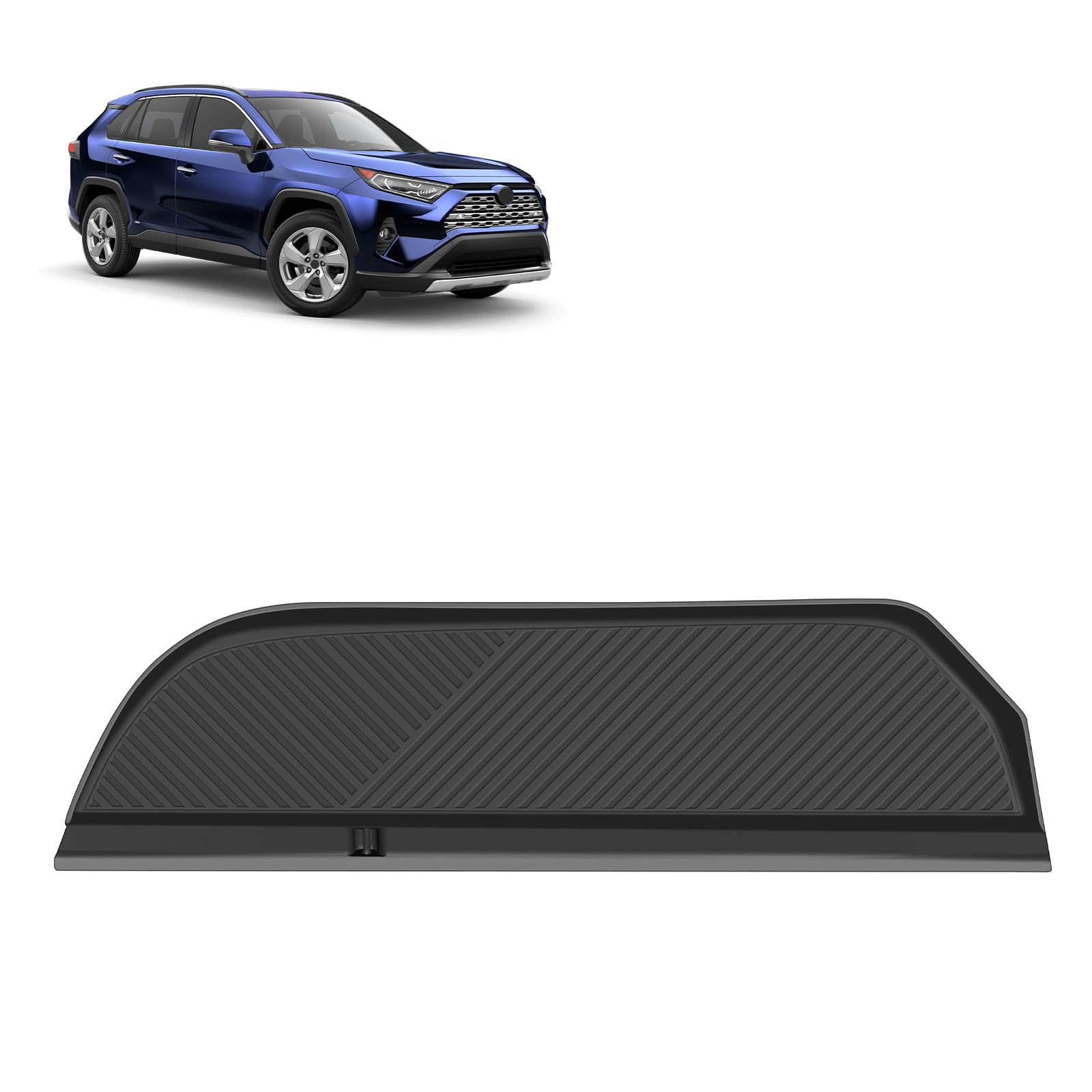 

Toyota RAV4 XA50 Хранение на пассажирском сиденье TPE Хранение Интерьер Индивидуальный дизайн автомобиля Поддон для хранения на пассажирском сиденье, Поддон, Нескользящий, Звукопоглощающий, Компактный, чёрный