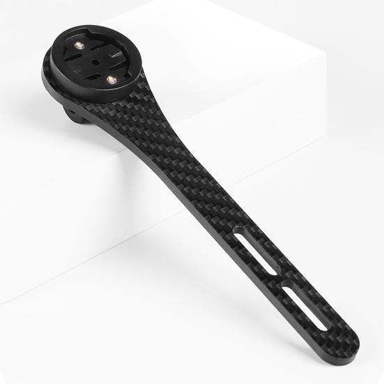 Držák na cyklopočítač z uhlíkových vláken Lehký Univerzální MTB Horský Silniční Kolo Řídítka Držák na Počítač Akční Kameru Světlo Cyklistické Příslušenství