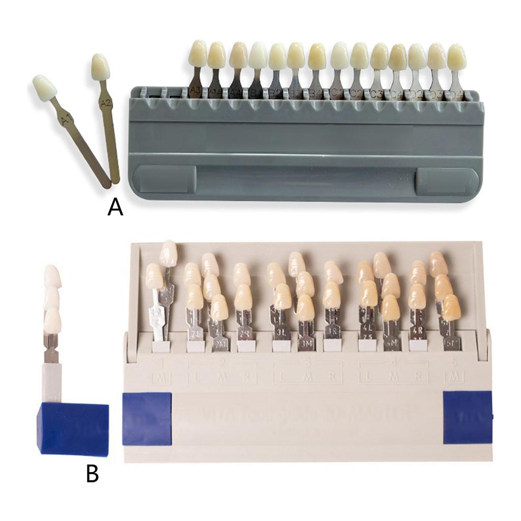 3D Dental Lab Bleaching Shade Guide 16/29 Colors Teeth Whiten Comparing Tooth Dentistry Clinic Colorimetric Plate