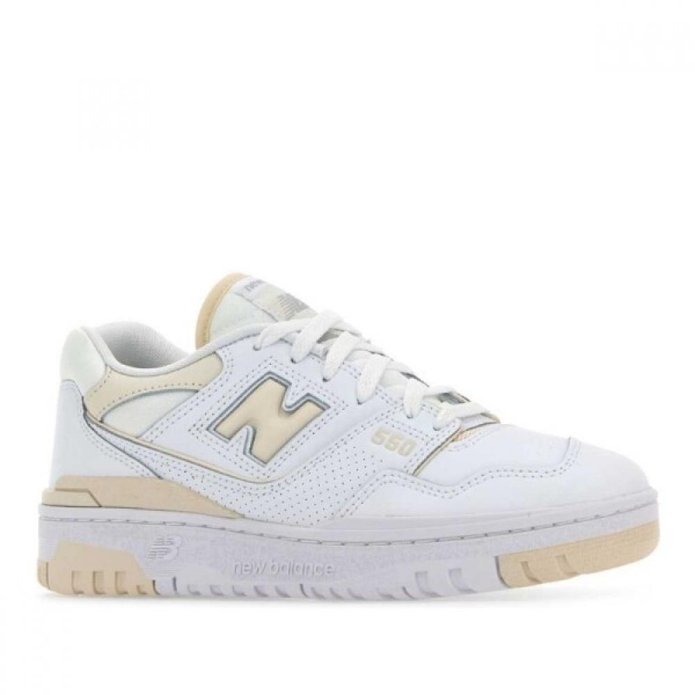 New Balance Two Tone Leather 550 Sneakers Bbw550bk Whiteseasalt