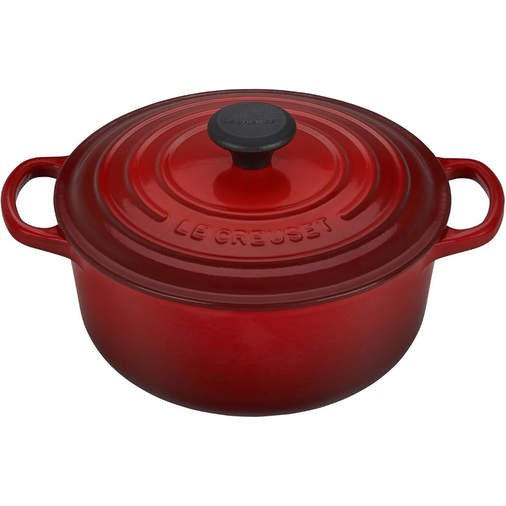 Signature Cocotte Ronde 20cm Cherry Red Cast Iron Dutch Oven