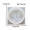 Incenses Tray Silicone Molds Handmade Human Face Pattern Incenses Insert Stick Holder Cements Plasters Mould Crafts Decors