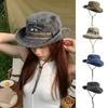 Sunscreen Western Cowboy Hats Windproof Sun Hats Unisex Fisherman Caps  Camping