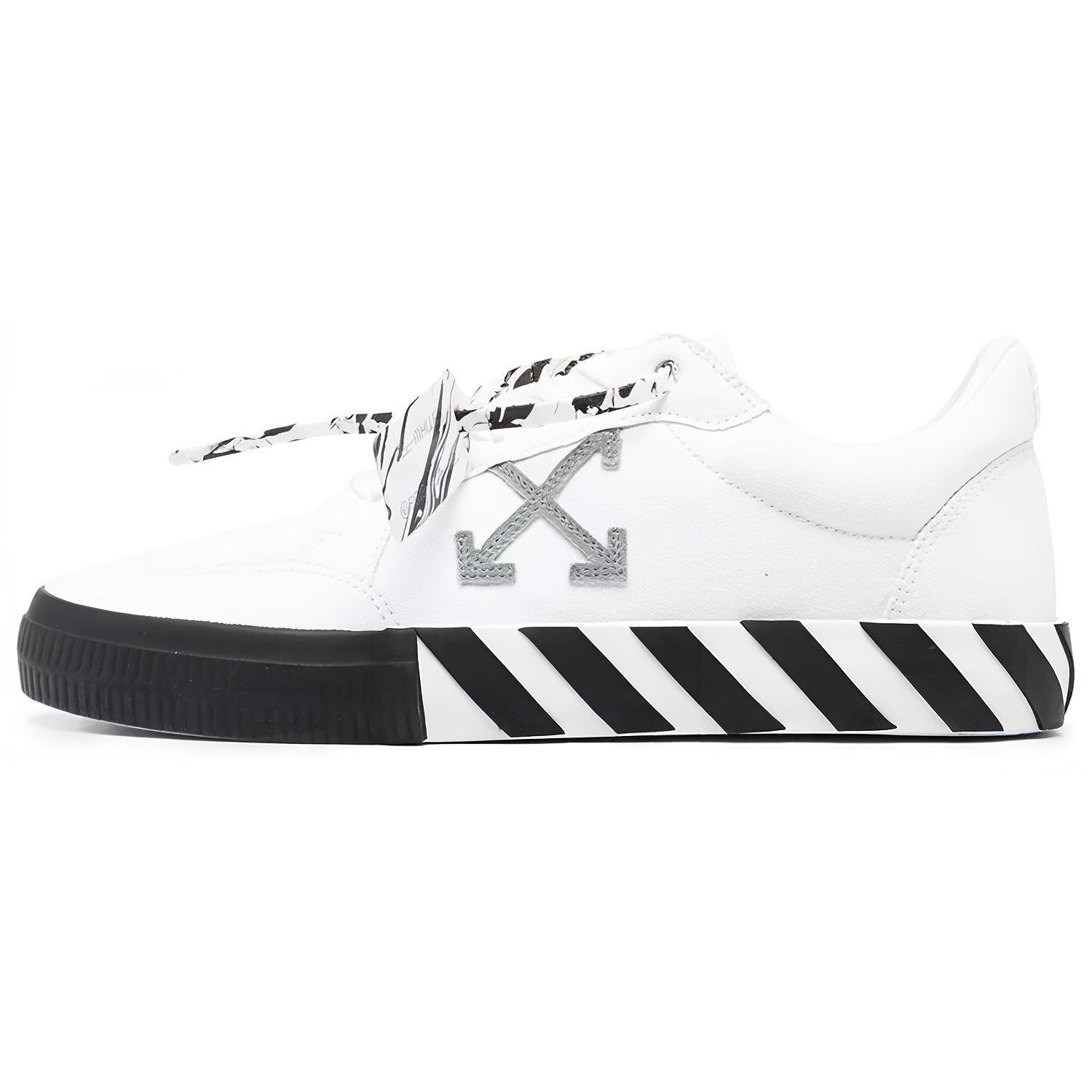 

Off-White Кеды Vulc Белые Серые Мужские Кроссовки Черные OMIA085F21FAB001-0155 45
